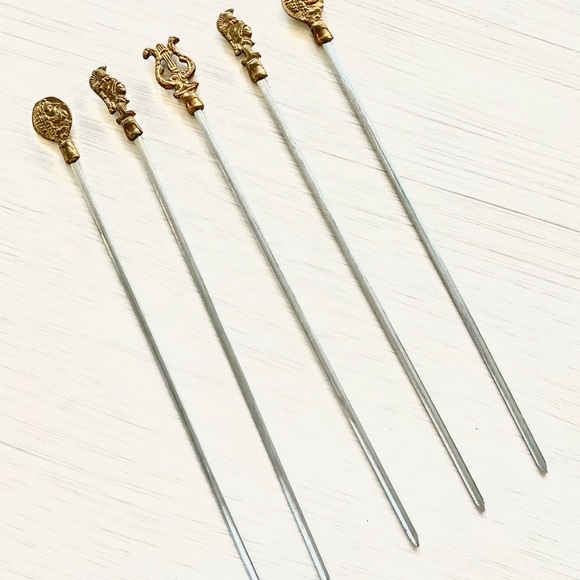 BBQ Shish-Kabob Spears set of 5 - Picture 2 of 2